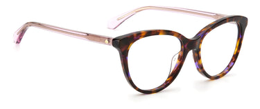 Youth Girls Kate Spade Eyeglasses: Paris - Havana(2) SpecSMART Eye Clinic (Diagonal View)